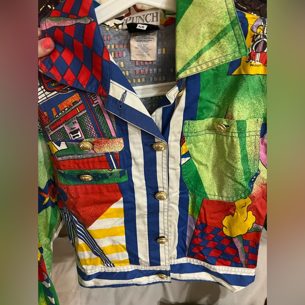 100% authentic vintage Versace graffiti